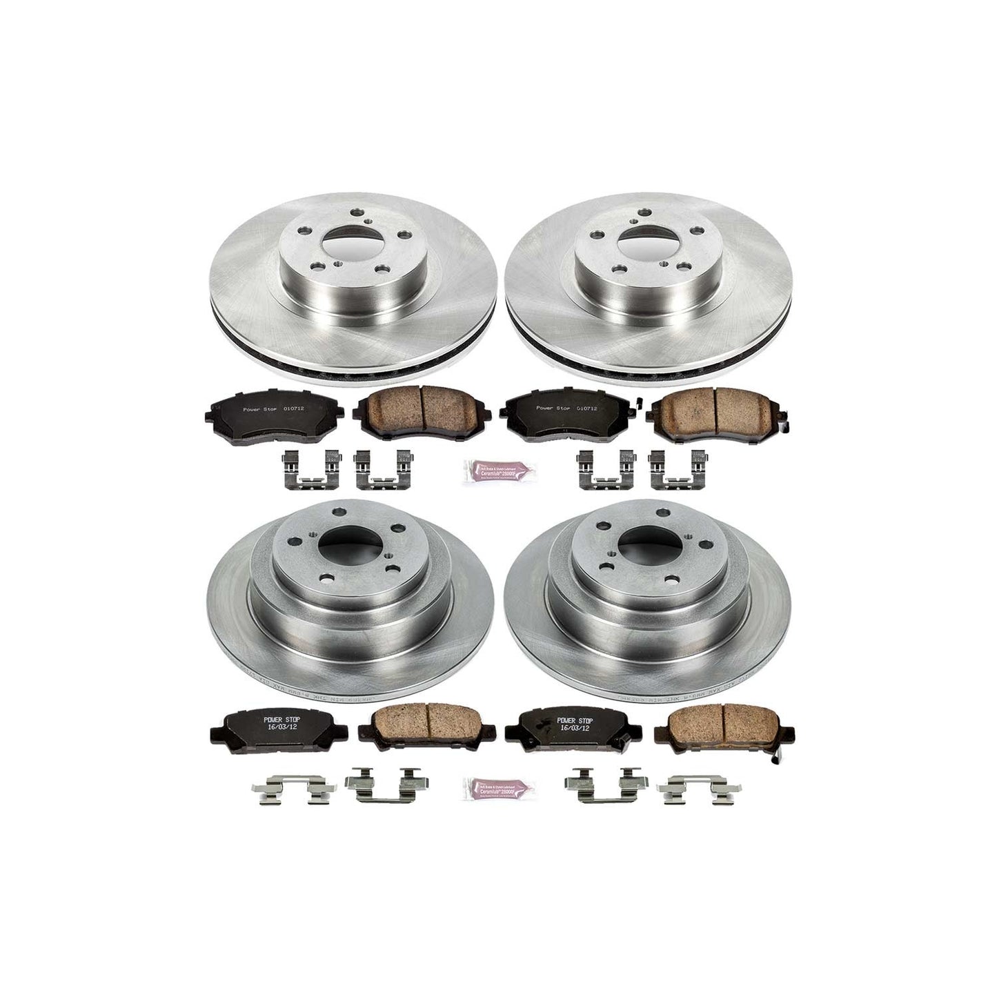 Power Stop 02-03 Subaru Impreza Front & Rear Autospecialty Brake Kit | KOE6109