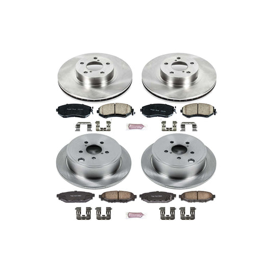 Power Stop 13-16 Subaru BRZ Front & Rear Autospecialty Brake Kit | KOE6112