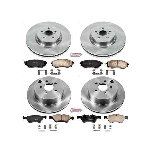 Power Stop 14-18 Subaru Forester Front & Rear Autospecialty Brake Kit | KOE6931