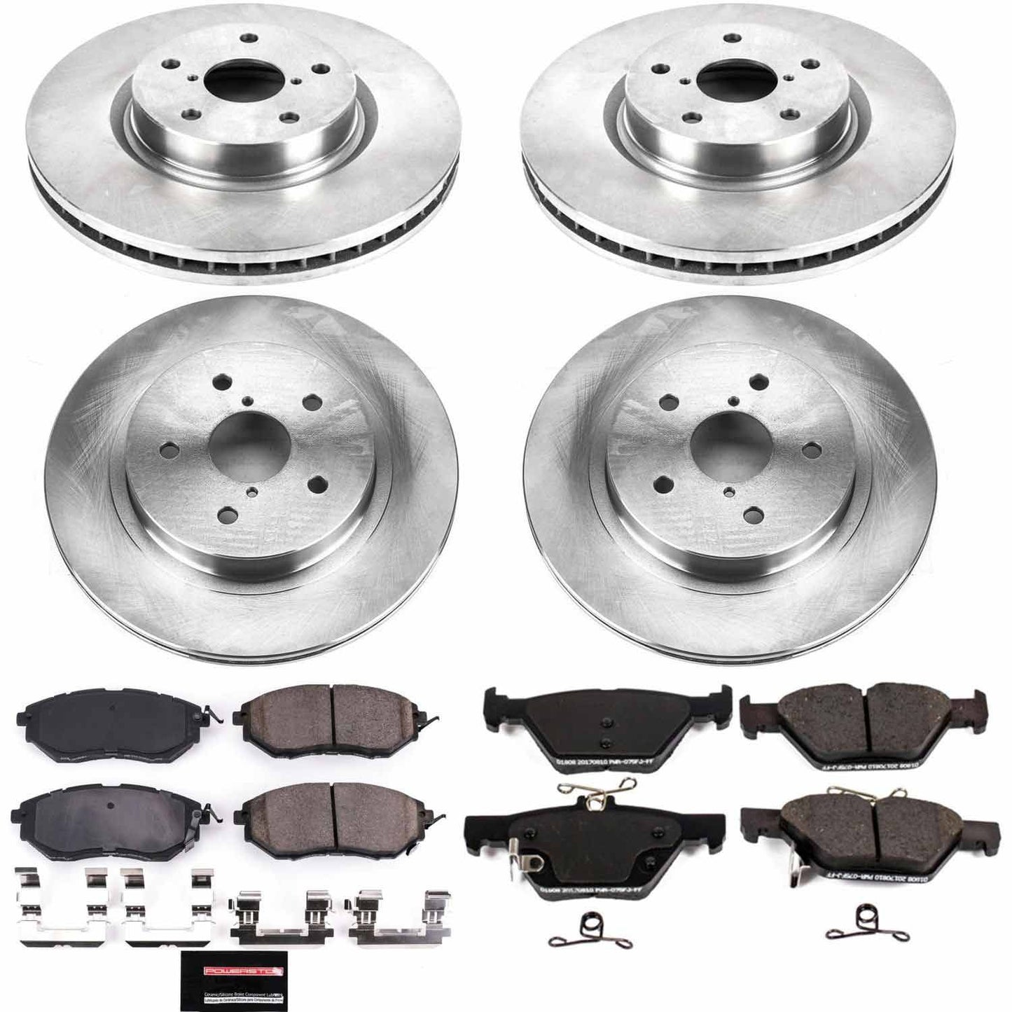 Power Stop 15-18 Subaru Legacy Front & Rear Autospecialty Brake Kit | KOE7028