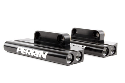 Perrin 02-14 WRX / 04-21 STI Fuel Rail Top Feed Style Rails Only | PSP-FUL-220BK