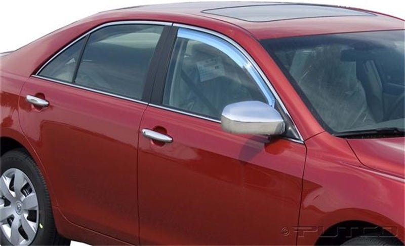 Putco Front Element Chrome Window Visors Toyota Camry 2007 - 2011 | 480320 - JDMuscleRain Guardsput480320