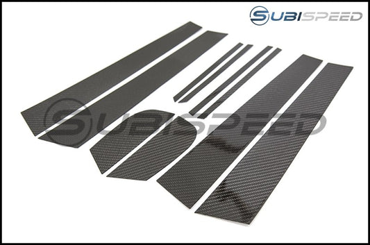 OLM S-LINE CARBON FIBER PILLAR TRIM 2013-2017 Crosstrek | PPC-XV12-CF