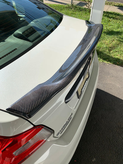 OLM V STYLE CARBON FIBER TRUNK SPOILER 2015+ WRX / 2015+ STI | OLMA.70140.1