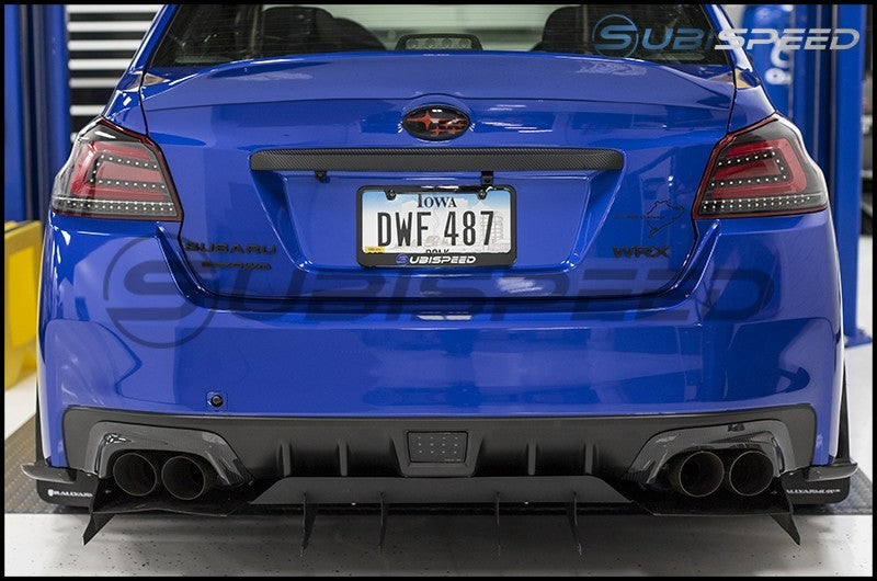 OLM HIGH POINT DUCKBILL TRUNK SPOILER WORLD RALLY BLUE 15-21 Subaru WRX & STI | A.70026.1-K7X