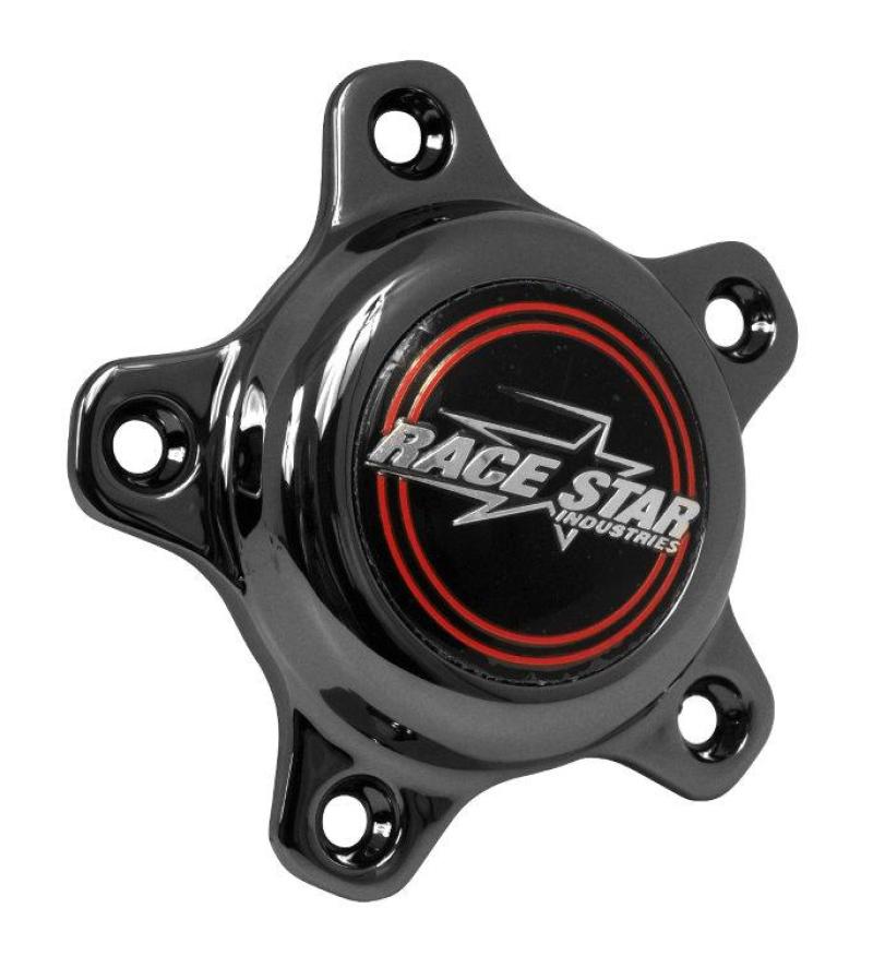 Race Star 5 Lug Cap Short Plastic Dark Star - incl. Medallion & Screws - JDMuscleCenter Capsrst615-5096-D1