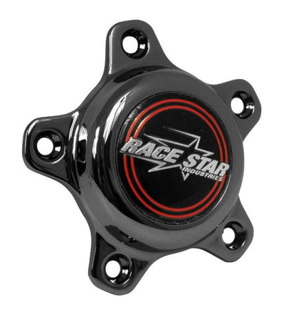 Race Star 5 Lug Cap Short Plastic Dark Star - incl. Medallion & Screws - JDMuscleCenter Capsrst615-5096-D1