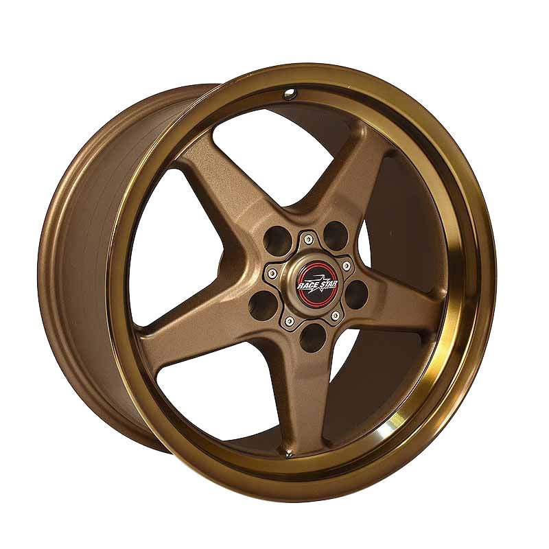 Race Star 92 Drag Star Focus/Sport Compact 17x8 5x108BC 6.13BS 43mm Offset Gloss Black Wheel | 92 - 780352BZ - JDMuscleWheelsrst92-780352BZ