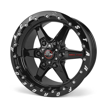 Race Star 93 Truck Star 15x10 6x5.50BC 6.63BS Direct Drill Gloss Black Wheel - Single Bead Lock | 93 - 510853SB - JDMuscleWheelsrst93-510853SB
