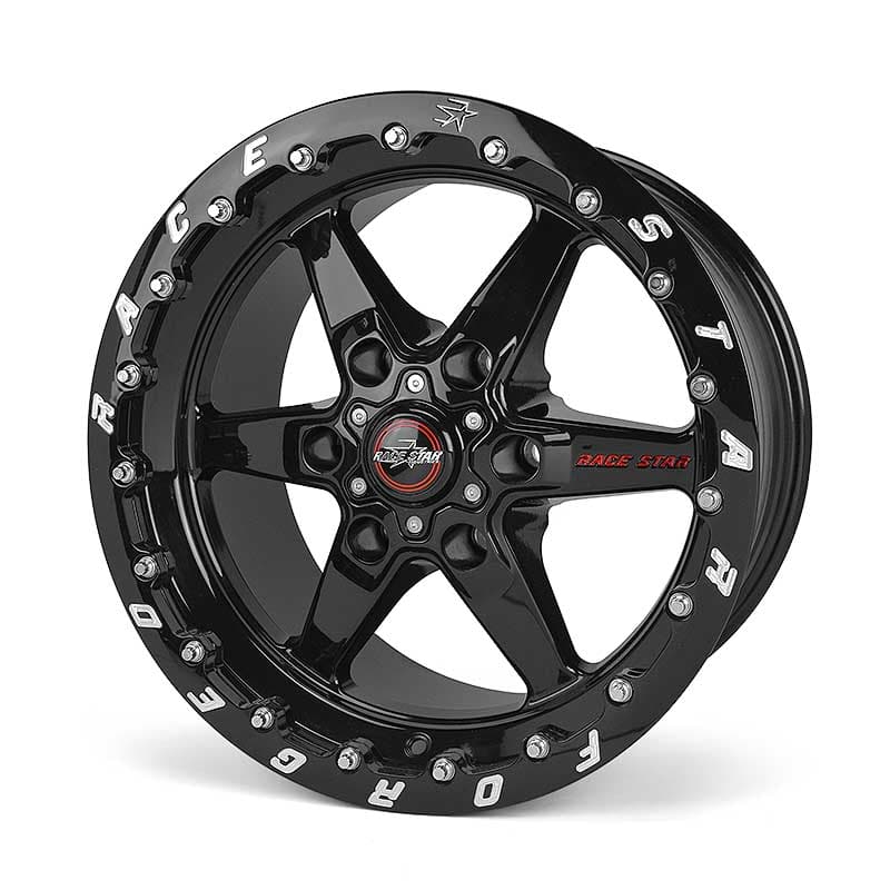 Race Star 93 Truck Star 15x10 6x5.50BC 6.63BS Direct Drill Gloss Black Wheel - Single Bead Lock | 93 - 510853SB - JDMuscleWheelsrst93-510853SB