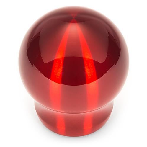 Raceseng Contour Shift Knob (No Engraving) 1/2in.-20 Adapter - Red Translucent (08231RT-0801X-0811055)-rsg08231RT-0801X-0811055-08231RT-0801X-0811055-Shift Knobs-Raceseng-JDMuscle
