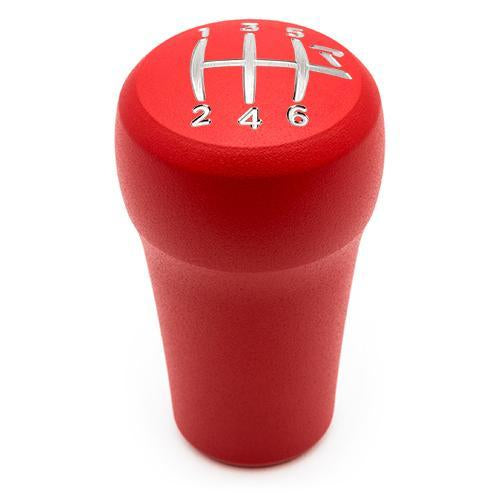 Raceseng Rondure Shift Knob (Gate 2 Engraving) 9/16in.-18 Adapter - Red Texture (08321RTE-08012-0811056)-rsg08321RTE-08012-0811056-08321RTE-08012-0811056-Shift Knobs-Raceseng-JDMuscle