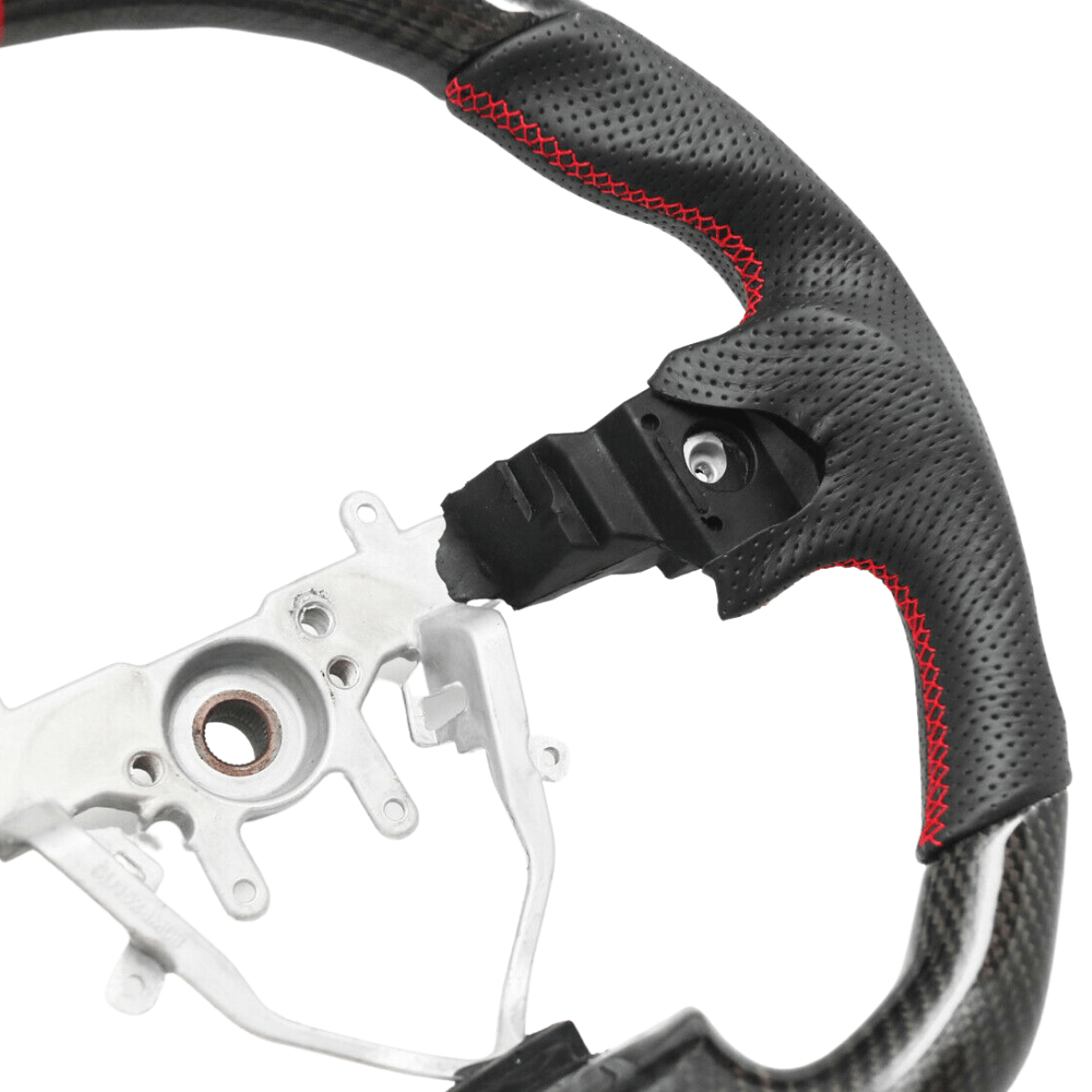Racing Art 2008 - 14 WRX/STI Carbon Fiber Steering Wheel - JDMuscleSteering WheelsRA.40010Carbon/Suede/Red Stripe