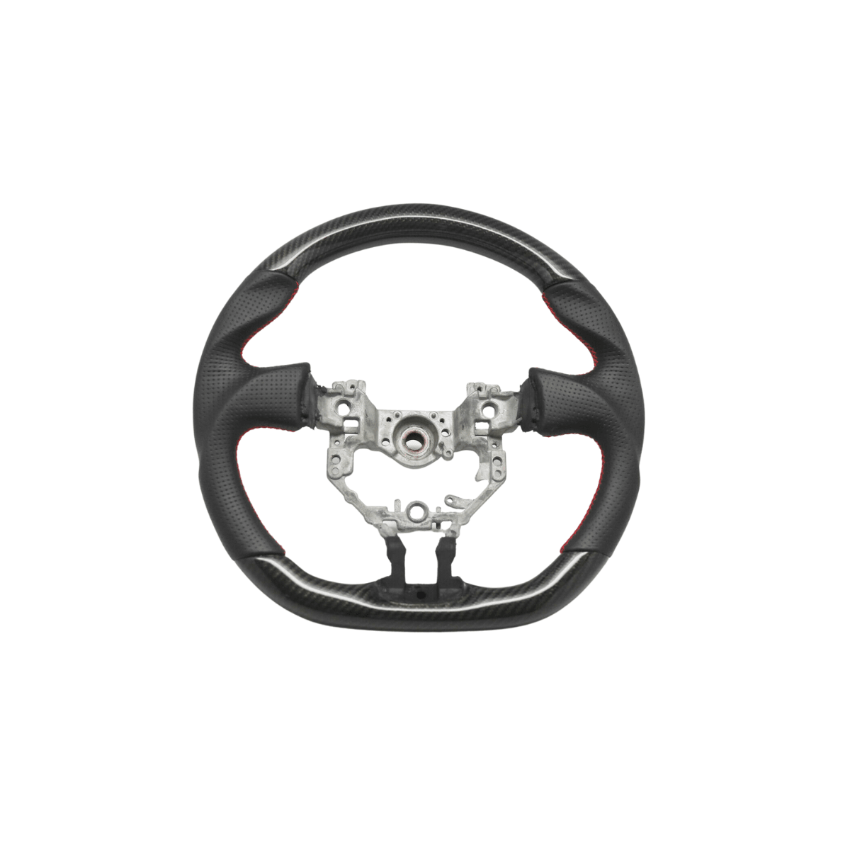 Racing Art Carbon Fiber Steering Wheel - 2013 - 2016 BRZ/FRS/86 - JDMuscleSteering WheelsRA.40000Carbon/Suede/Red Stripe