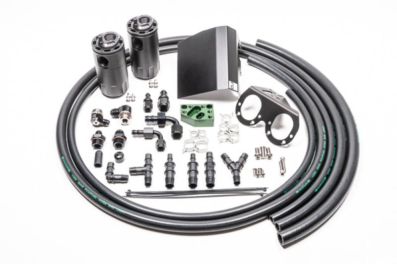 Radium 02 - 21 Subaru EJ - Series Fluid Lock Turbo Dual Catch Can Kit - JDMuscleNon - Categorizedrad20-0608-FL