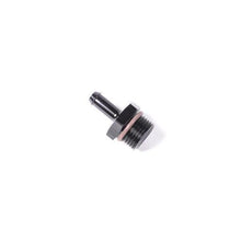 Radium Engineering -10AN ORB to Barb .375in OD Hose Barb Adapter - Black - Universal