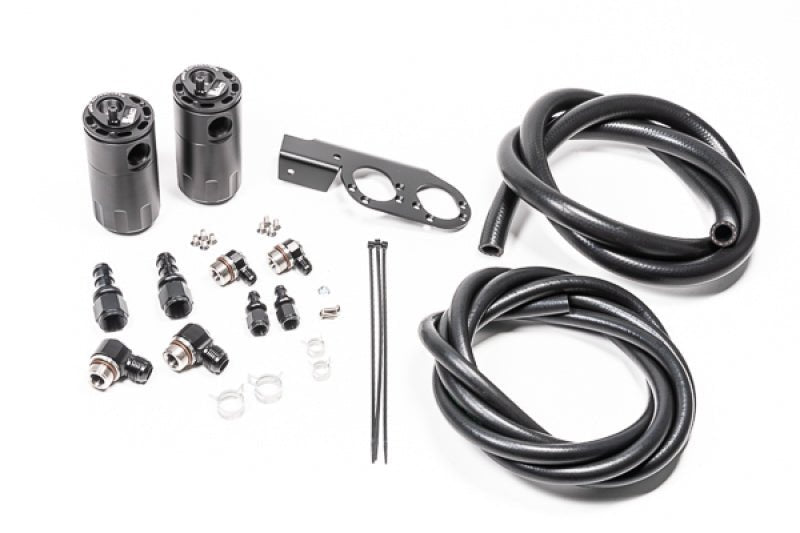 Radium Engineering Dual Catch Can Kit Nissan Z33 V35 VQ35DE/HR Fluid Lock | 20 - 0729 - FL - JDMuscleCatch Cansrad20-0729-FL