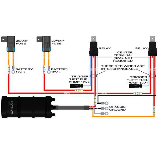 Radium Engineering Fuel Surge Tank DIY Wiring Kit - Universal-rad17-0031-Surge Tanks-Radium Engineering-JDMuscle