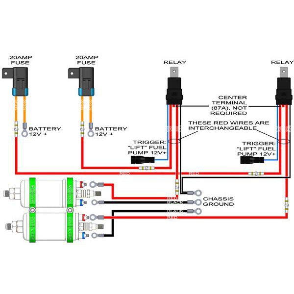 Radium Engineering Fuel Surge Tank DIY Wiring Kit - Universal-rad17-0031-Surge Tanks-Radium Engineering-JDMuscle