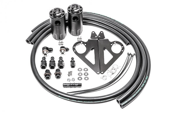 Radium FR - S/BRZ/86 Dual Catch Can Kit Fluid Lock | 20 - 0903 - FL - JDMuscleCatch Cansrad20-0903-FL