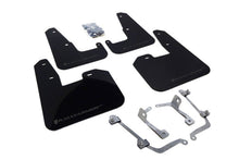Rally Armor [08-14 STI Hatchback, 11-14 WRX Hatchback] V2 UR Black Mud Flap w/ Grey Logo - JDMuscleMudflapsralMF15-UR-BLK/GRY