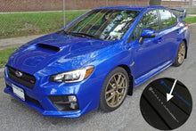 Rally Armor [15-21 WRX/STI] UR Mudflaps Black Urethane Silver Logo - JDMuscleMudflapsralMF32-UR-BLK/SIL