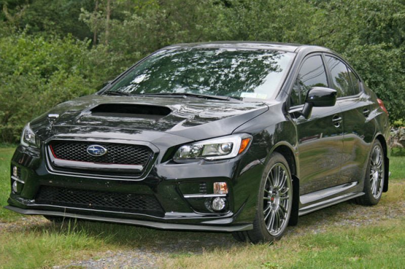 Rally Armor [15-21 WRX/STI] UR Red Mud Flap w/ White Logo - JDMuscleMudflapsralMF32-UR-RD/WH