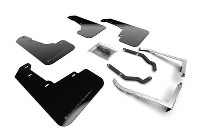 Rally Armor 18-22 Crosstrek XV UR Black Mud Flap w/ Grey Logo | MF46-UR-BLK/GRY - JDMuscleMudflapsralMF46-UR-BLK/GRY