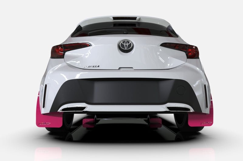 Rally Armor 20 - 22 Subaru Outback | Excl. 2022 Wilderness Ed. Pink Mud Flap BCE Logo | MF66 - BCE22 - PK - BLK - JDMuscleMudflapsralMF66-BCE22-PK/BLK