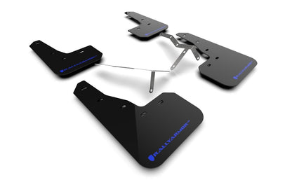 Rally Armor 22 - 23 Civic | Incl. Si/Sport/Touring UR Black Mud Flap w/ Blue Logo | MF90 - UR - BLK/BL - JDMuscleMudflapsralMF90-UR-BLK/BL