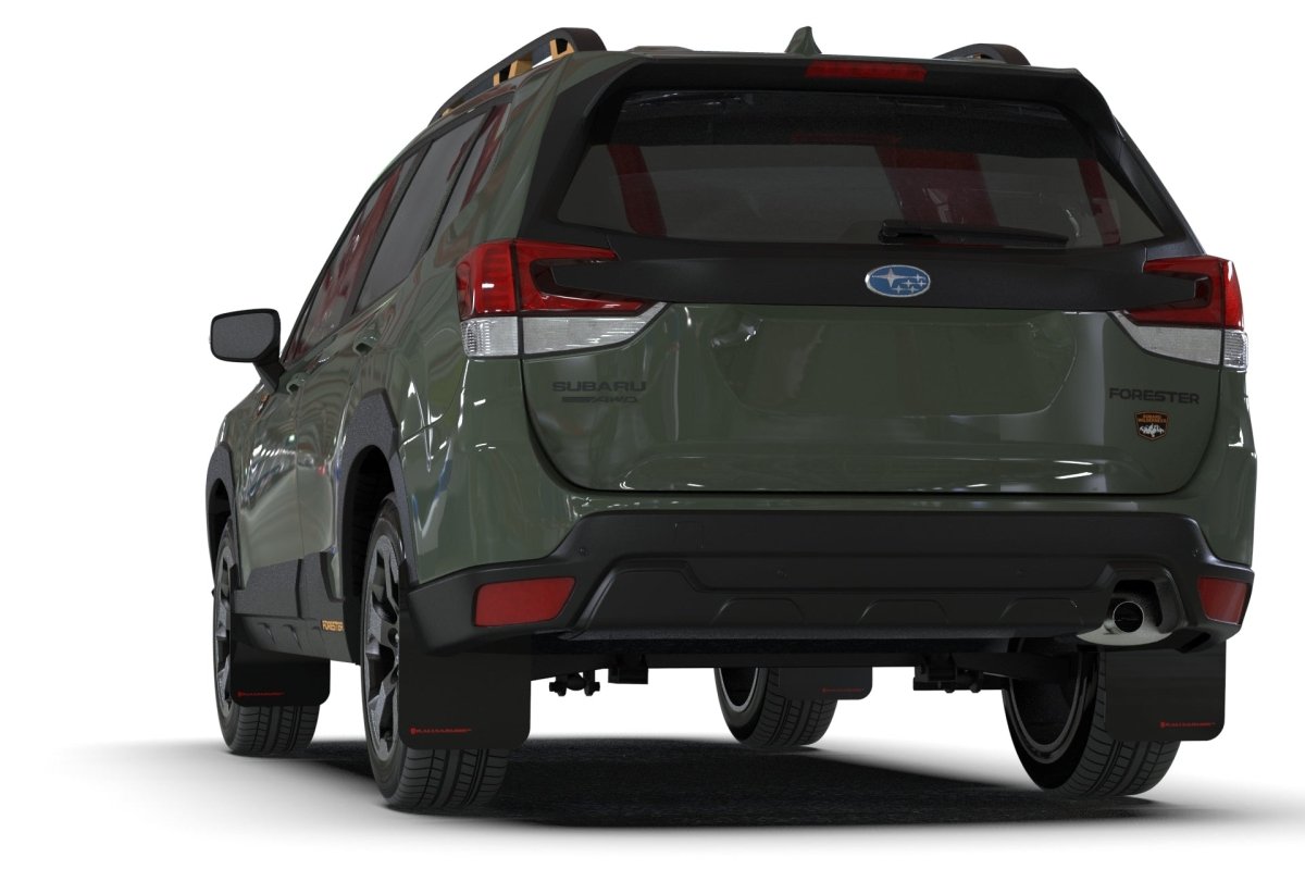 Rally Armor 22 - 23 Forester | Incl. Wilderness UR Black Mud Flap w/ Red Logo | MF82 - UR - BLK/RD - JDMuscleMudflapsralMF82-UR-BLK/RD