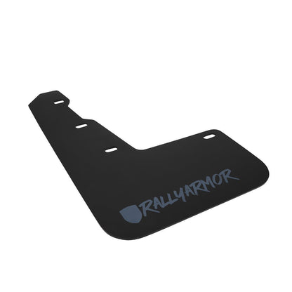Rally Armor [22 - 26 WRX] Black UR Altered Font Mud Flap Dark Grey Logo | MOQ 200 PCS | MF92 - UR - BLK/DGRY - X - JDMuscleMudflapsralMF92-UR-BLK/DGRY-X