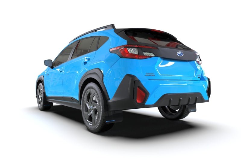 Rally Armor [24 - 25 Crosstrek] Black UR Mud Flap Red Logo | MF106 - UR - BLK - RD - JDMuscleMudflapsralMF106-UR-BLK-RD