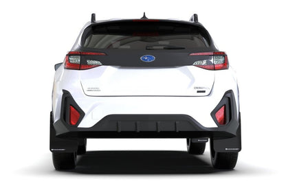 Rally Armor [24 - 25 Crosstrek] Black UR Mud Flap Red Logo | MF106 - UR - BLK - RD - JDMuscleMudflapsralMF106-UR-BLK-RD