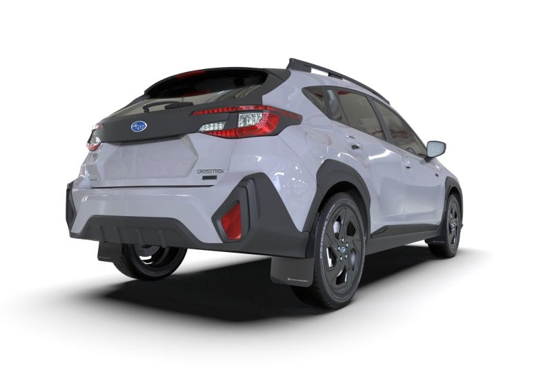 Rally Armor [24 - 25 Crosstrek] Black UR Mud Flap Red Logo | MF106 - UR - BLK - RD - JDMuscleMudflapsralMF106-UR-BLK-RD