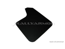 Rally Armor Basic Black Mud Flap w/ Black Logo Universal | MF12-BAS-BLK - JDMuscleMudflapsralMF12-BAS-BLK