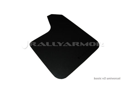 Rally Armor Basic Black Mud Flap w/ Black Logo Universal | MF12-BAS-BLK - JDMuscleMudflapsralMF12-BAS-BLK