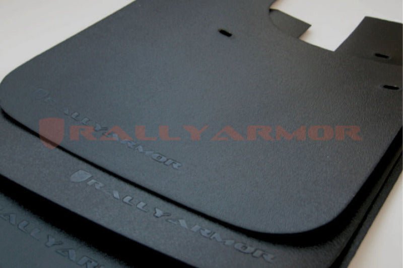 Rally Armor Basic Mud Flaps Black Logo Subaru Impreza 1993-2001 | MF2-BAS-BLK - JDMuscleMudflapsralMF2-BAS-BLK