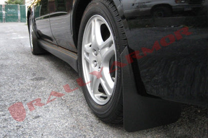 Rally Armor Basic Mud Flaps Black Logo WRX 2002-2007 / STi 2002-2007 | MF1-BAS-BLK - JDMuscleMudflapsralMF1-BAS-BLK