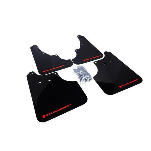 Rally Armor Black Mud Flap w/ Red Logo Subaru Forester 2009-2013-MF11-UR-BLK/RD-MF11-UR-BLK/RD-Mudflaps-Rally Armor-JDMuscle