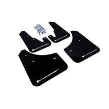 Rally Armor Black Mud Flap w/ White Logo 2004-2009 Mazda 3 / Mazdaspeed 3
