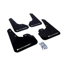 Rally Armor Black Mud Flap w/ White Logo Mazda 3 / Mazdaspeed 3 2010-2013