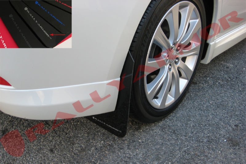 Rally Armor Black UR Mud Flap Silver Logo WRX 2008-2010 / Impreza 2008-2011 | MF6-UR-BLK/SIL - JDMuscleMudflapsralMF6-UR-BLK/SIL