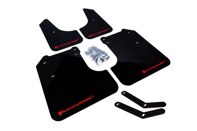 Rally Armor Black UR Mud Flap Silver Logo WRX 2008-2010 / Impreza 2008-2011 | MF6-UR-BLK/SIL - JDMuscleMudflapsralMF6-UR-BLK/SIL