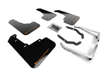 Rally Armor Lift/AT UR Black Mud Flap w/ Orange Logo Subaru XV Crosstrek 2018-2022 | MF46-LTUR-BLK/OR - JDMuscleMudflapsralMF46-LTUR-BLK/OR