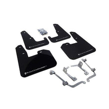 Rally Armor Mud Flaps Black w/ Silver Logo WRX 2011-2014 Hatchback