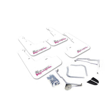 Rally Armor Mud Flaps White w/ Pink Logo WRX 2011-2014 Hatchback