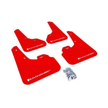 Rally Armor Red Mud Flap w/ White Logo Mazda 3 / Mazdaspeed 3 2010-2013