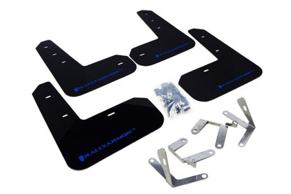 Rally Armor UR Black Mud Flap w/ Blue Logo Scion FR-S 2013-2016 / Subaru BRZ 2013+ / Toyota 86 2017+ | MF23-UR-BLK/BL - JDMuscleMudflapsralMF23-UR-BLK/BL
