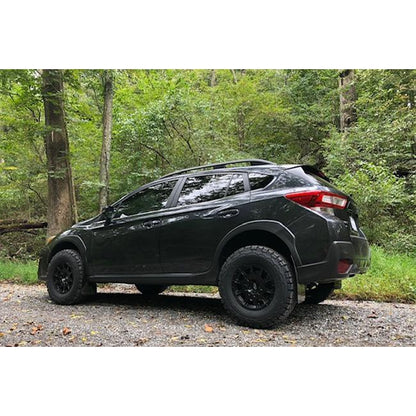 Rally Armor UR Black Mud Flap w/ Blue Logo Subaru Crosstrek XV 2018-2019-MF46-UR-BLK/BL-MF46-UR-BLK/BL-Mudflaps-Rally Armor-JDMuscle